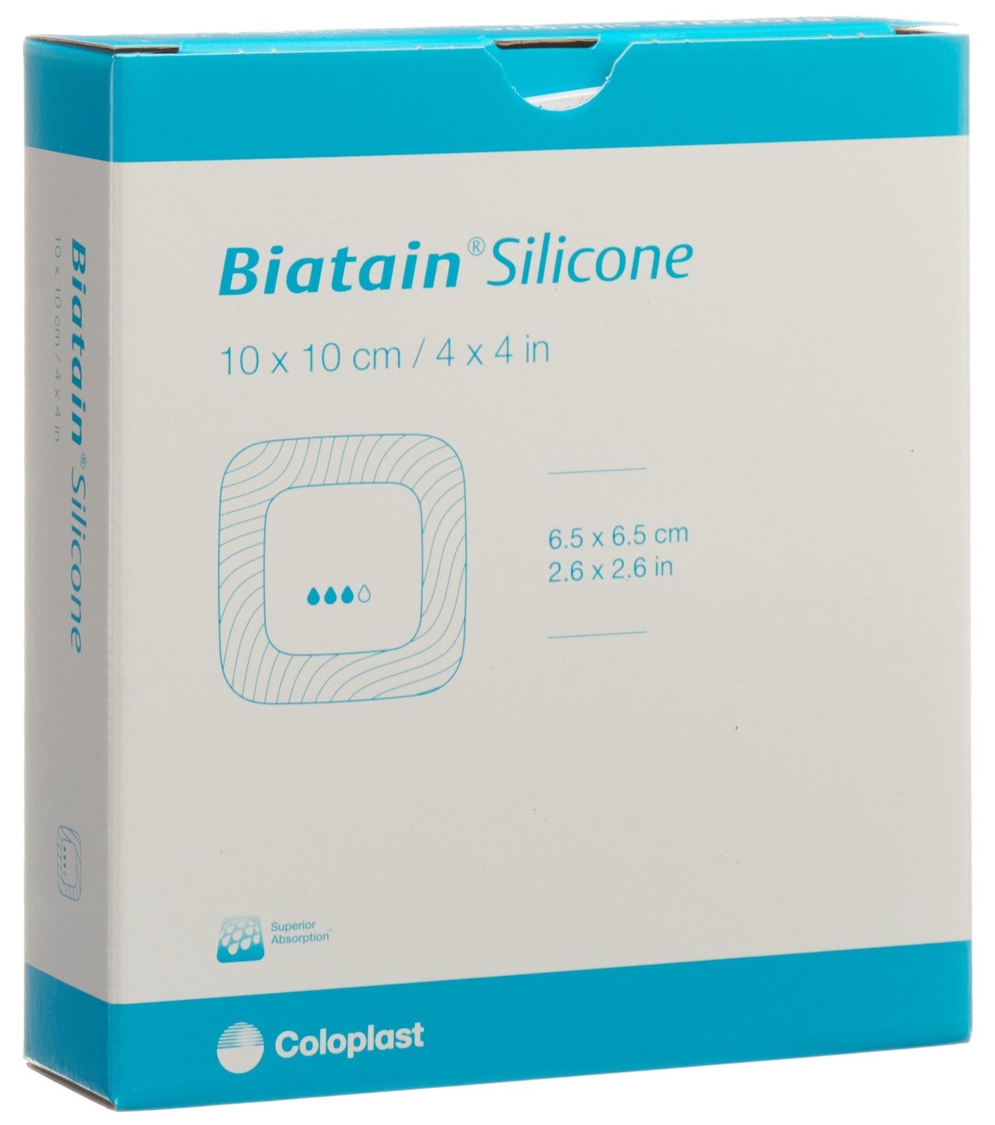 BIATAIN Silicone Schaumv 10x10cm selbsth