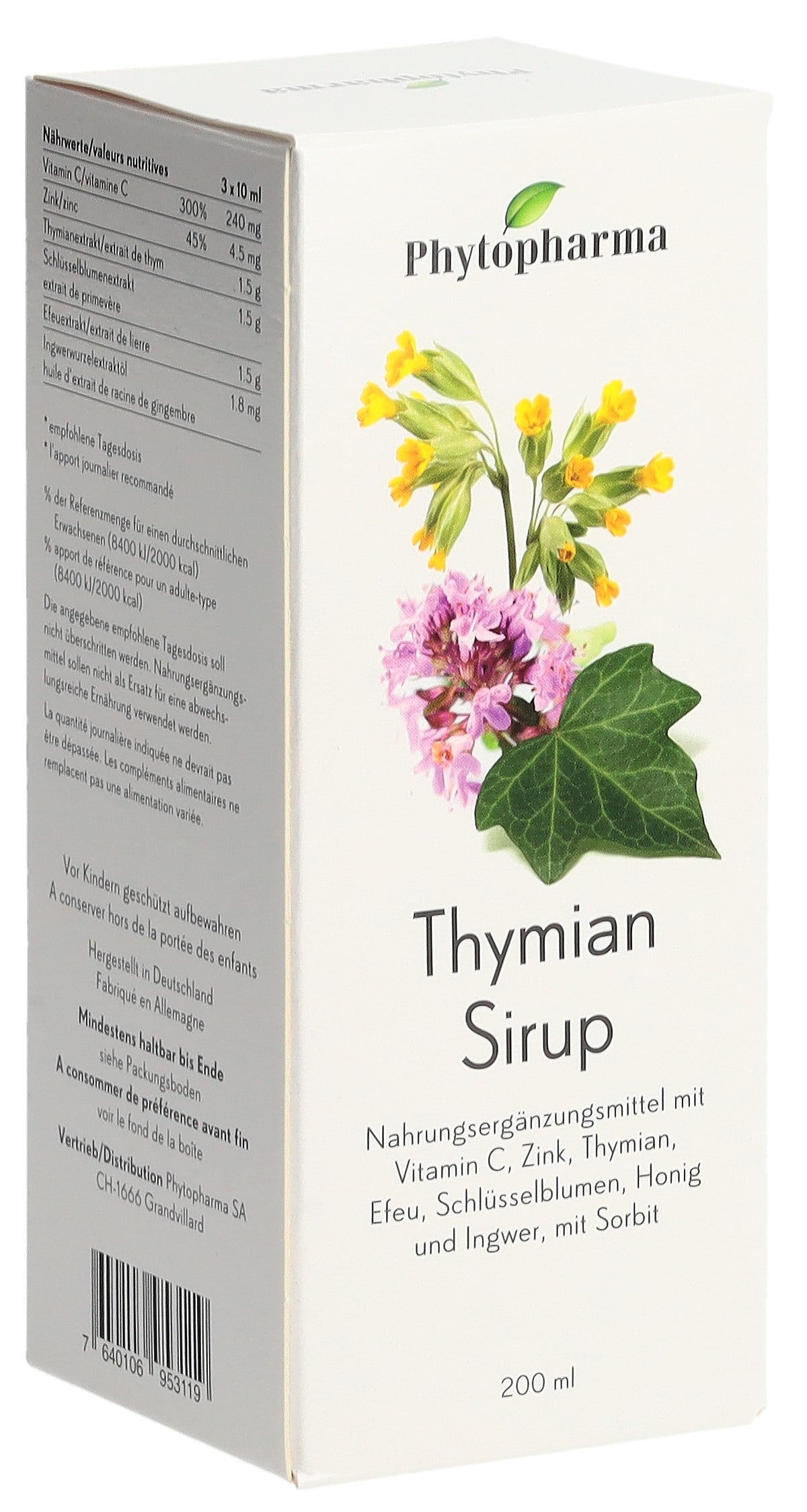 PHYTOPHARMA Thymian Sirup