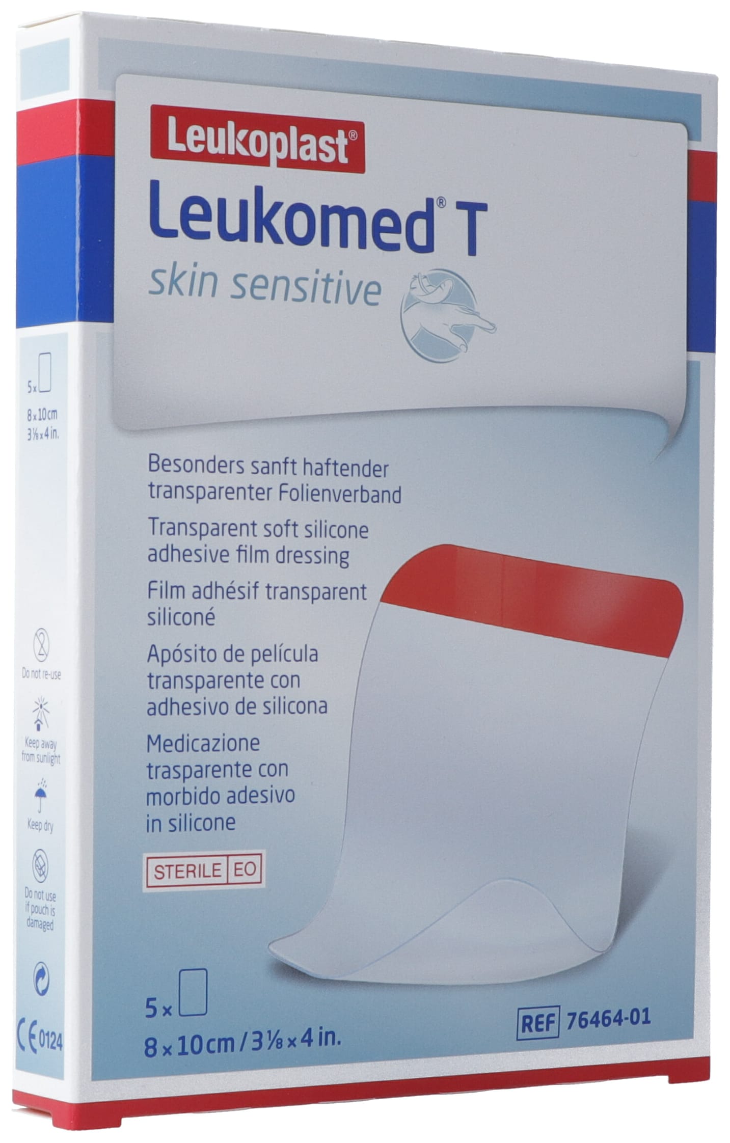 LEUKOMED T skin sensitive 8x10cm