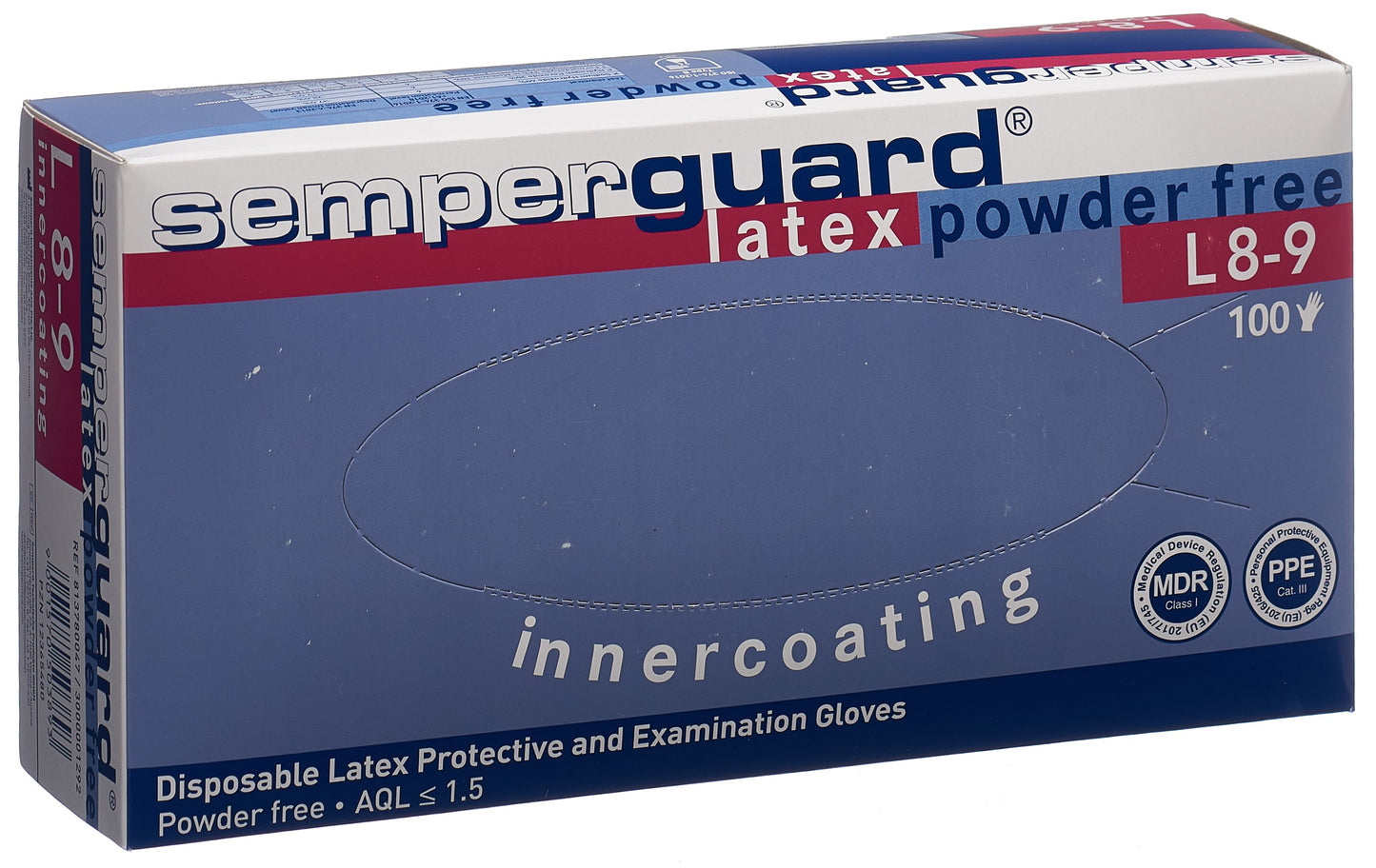 SEMPERGUARD Handsch Latex IC L puderfr we
