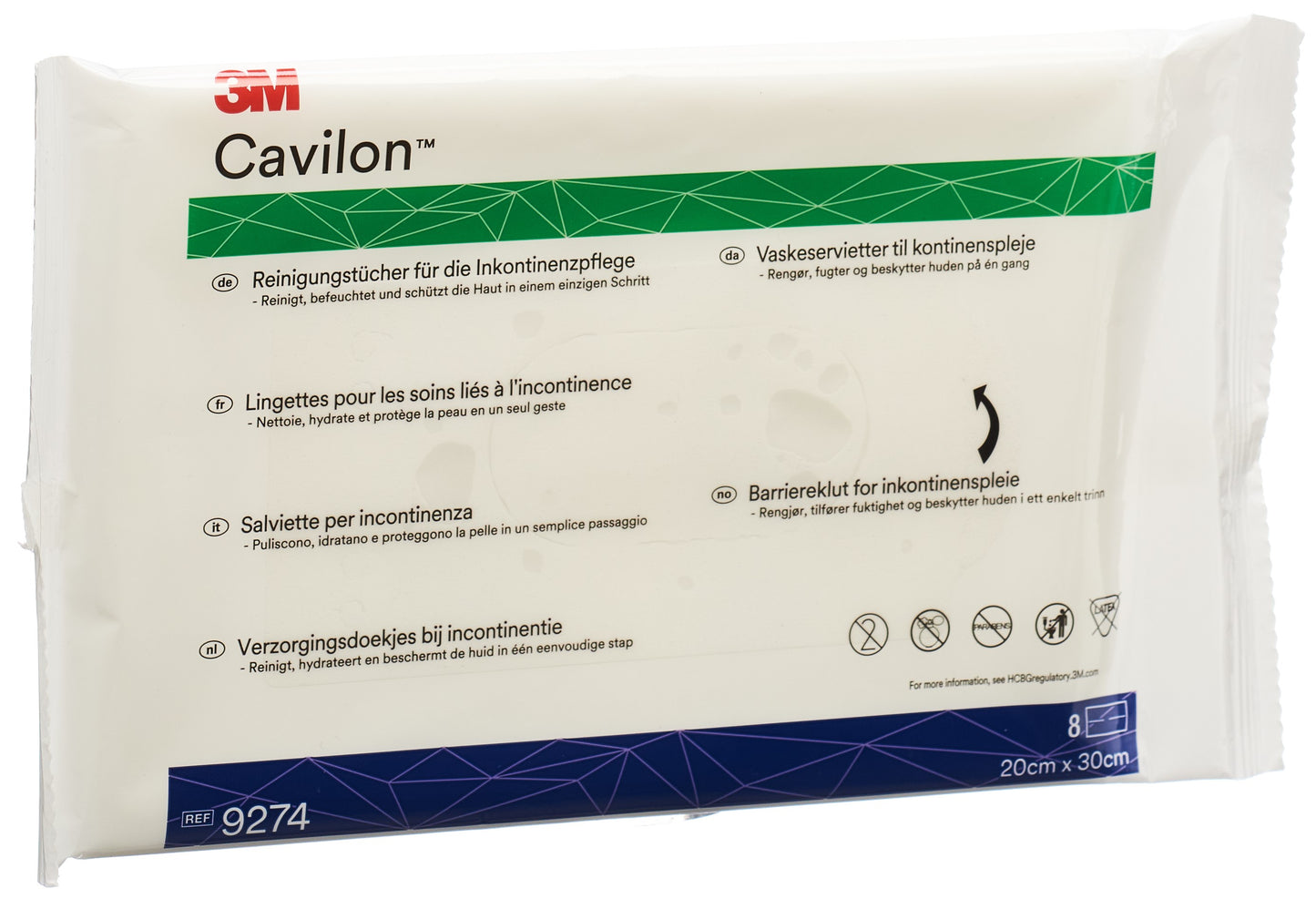 3M CAVILON Reinigungstücher Inkon 3in1 (neu)