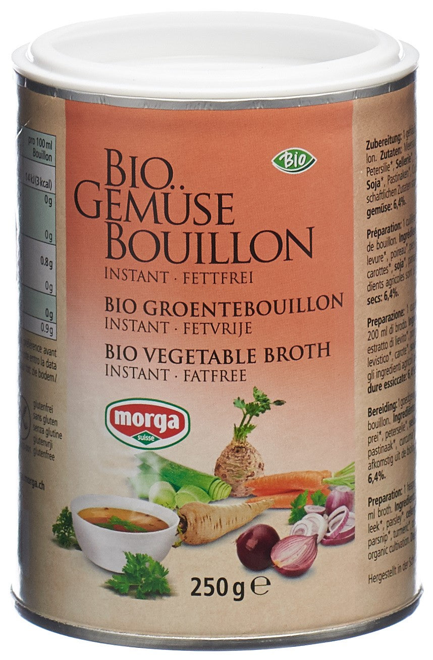 MORGA Gemüse Bouillon fettfrei Bio