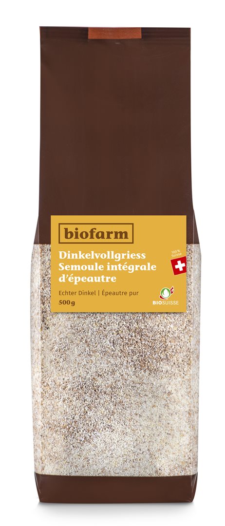 BIOFARM Dinkel Vollgriess Knospe