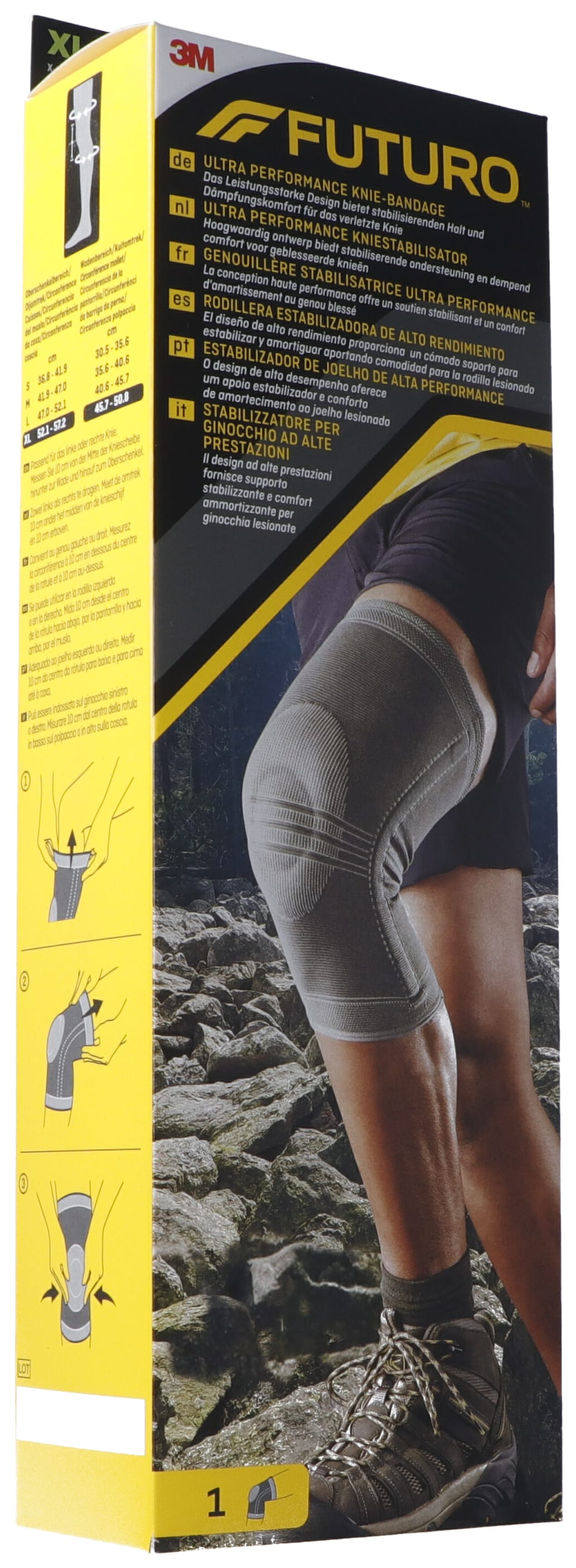 3M FUTURO Ultra Performance Knie-Bandage XL