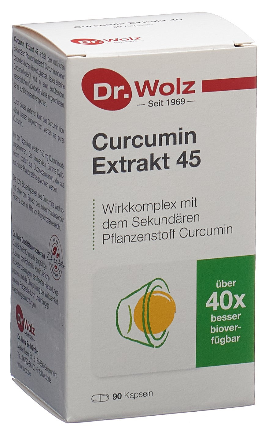 DR. WOLZ Curcumin Extrakt 45 Kaps