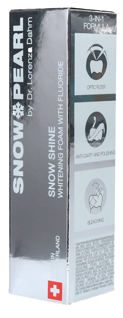 SNOW PEARL Whitening Foam SNOW SHINE Fluor
