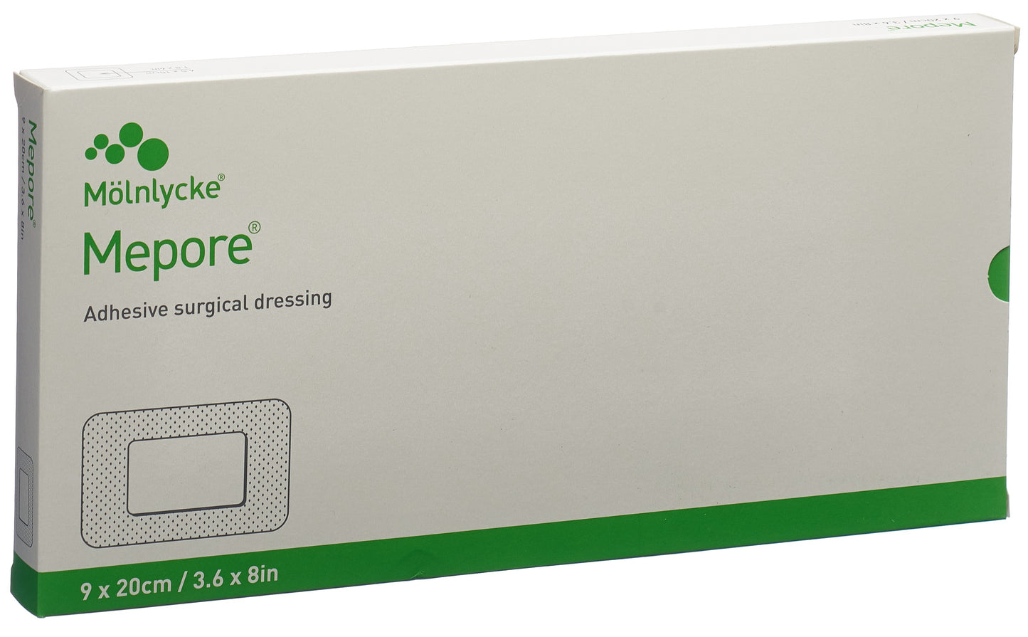 MEPORE Wundverband 20x9cm Wundki 15x5cm (n)