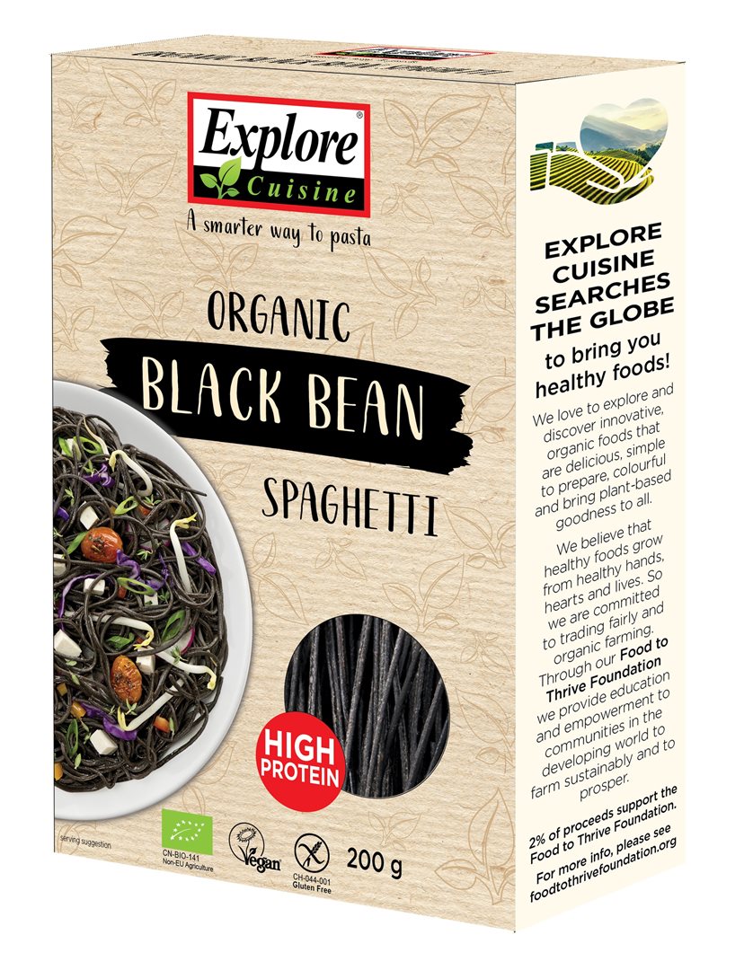 EXPLORE CUISINE Spaghetti schwarze Bohne Bio