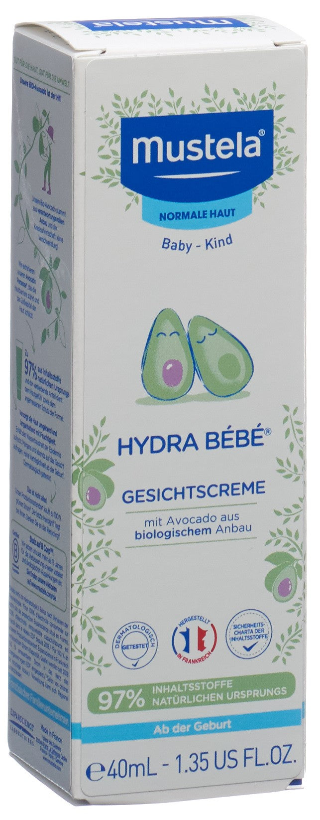 MUSTELA Hydra Bébé Gesichtscreme norm Haut