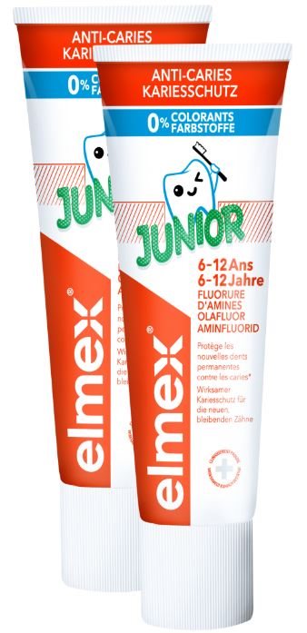 ELMEX JUNIOR Zahnpasta Duo