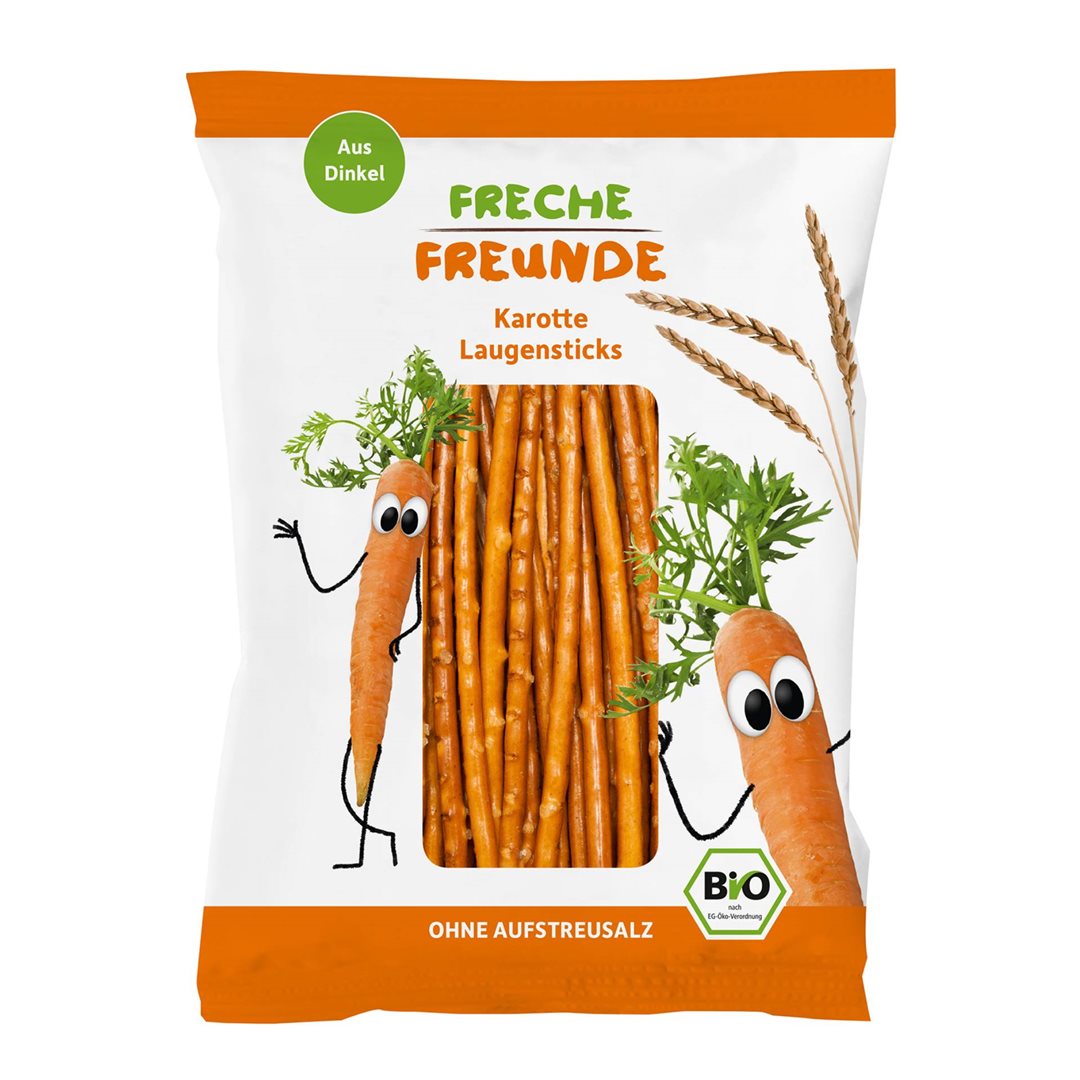 FRECHE FREUNDE Laugensticks Karotte