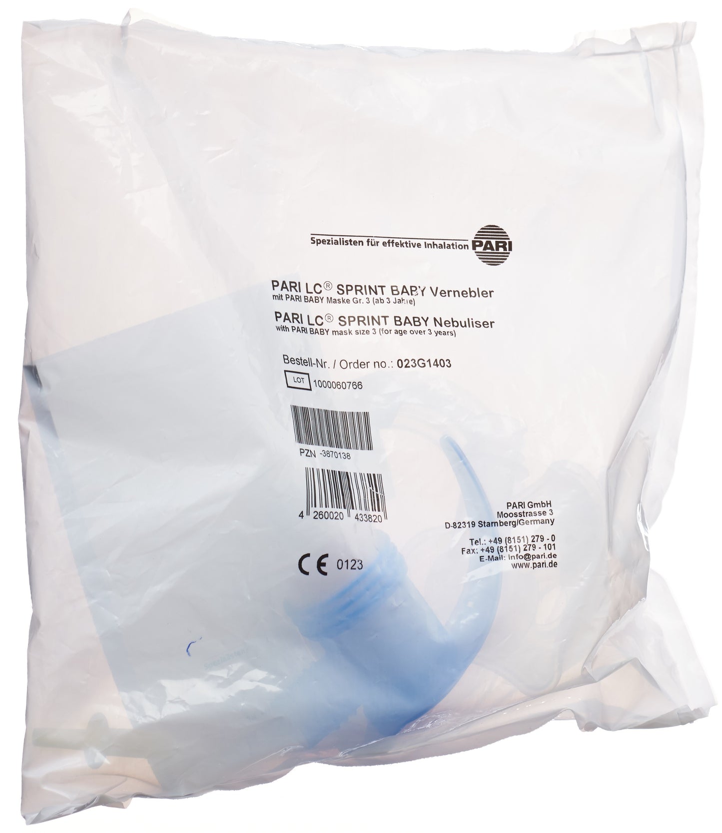 PARI LC SPRINT BABY Vernebler Gr3