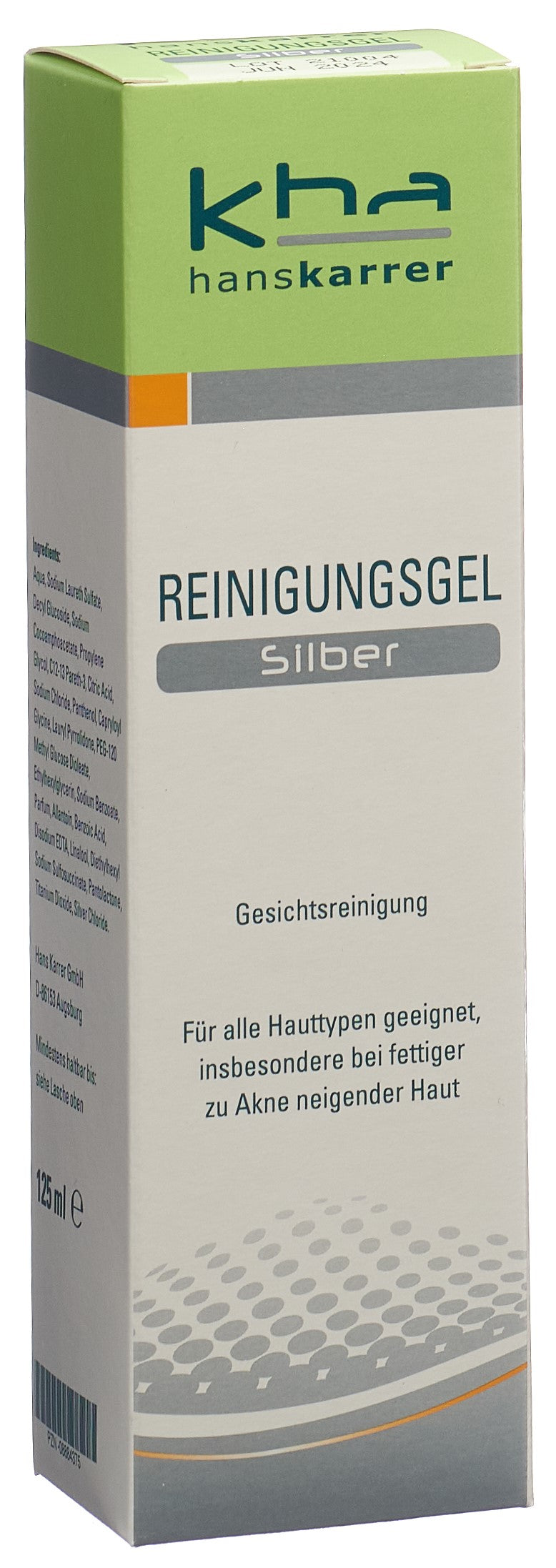 HANS KARRER Reinigungsgel Silber