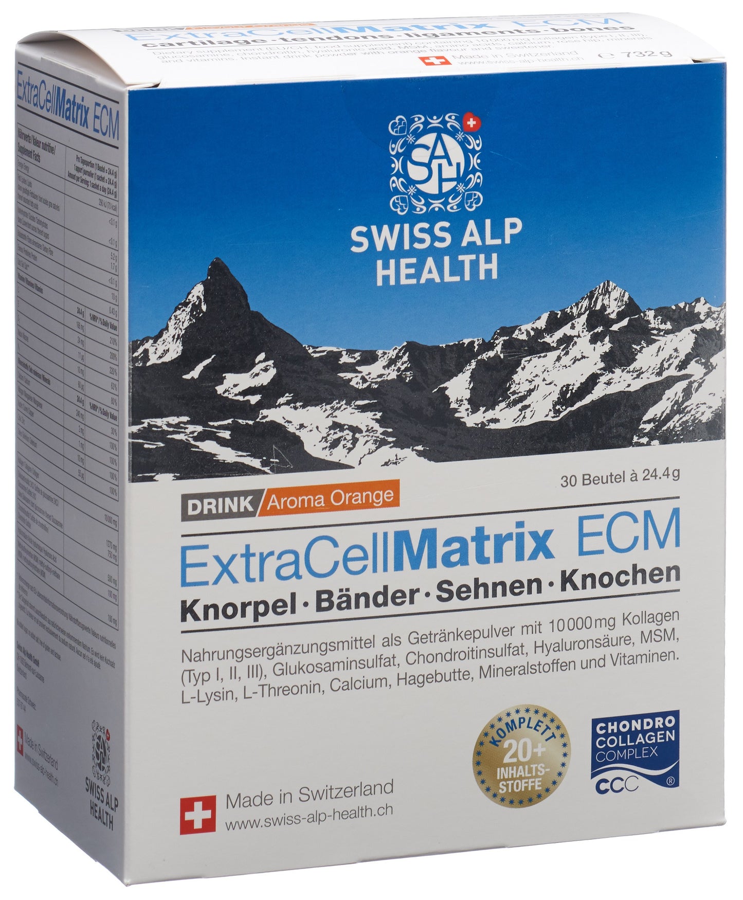 EXTRA CELL Matrix ECM Drink Gelenke Orange