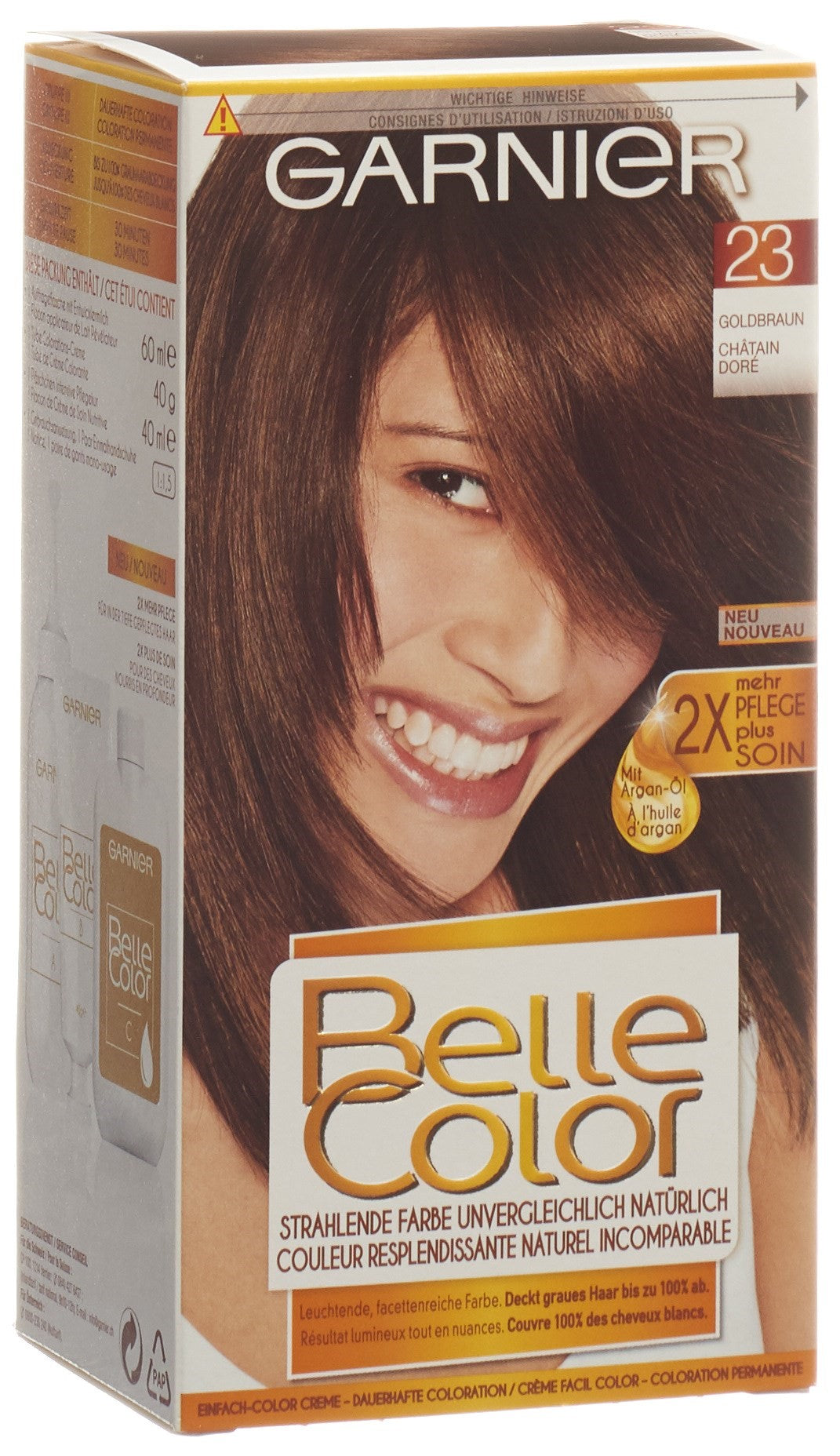 BELLE COLOR Einfach Color-Gel No23 goldbraun
