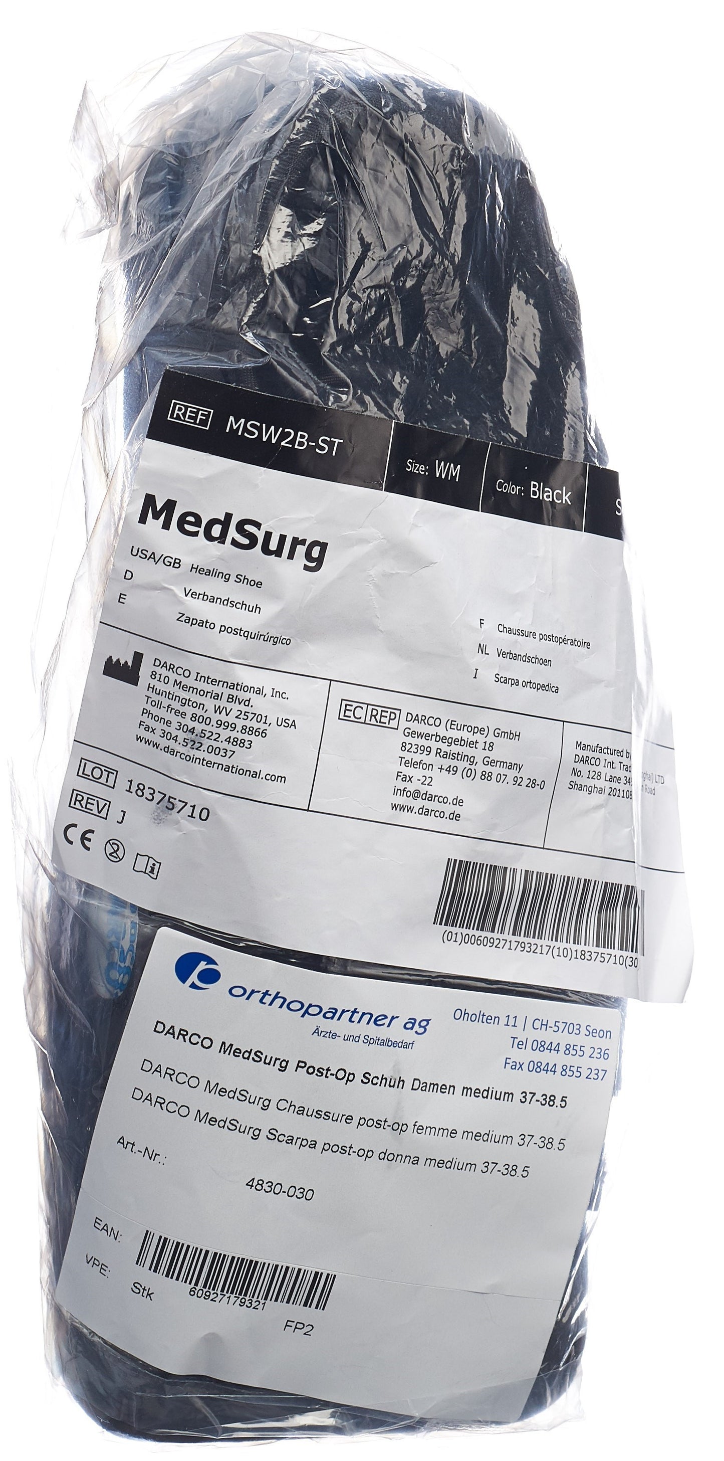 DARCO MedSurg Post-Op Schuh M 37-38.5 Damen