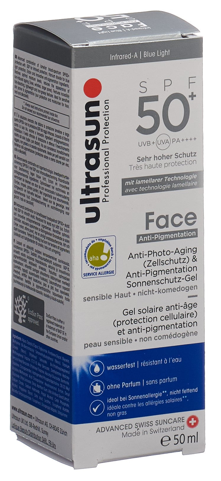 ULTRASUN Face Anti-Pigmentation SPF50+