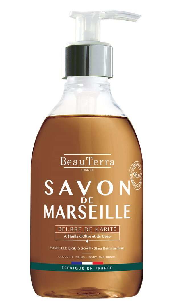 BEAUTERRA Flüssigseife Marseille Sheabutt