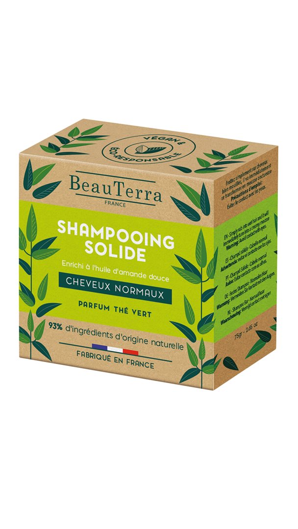 BEAUTERRA Festes Shampoo normales Haar
