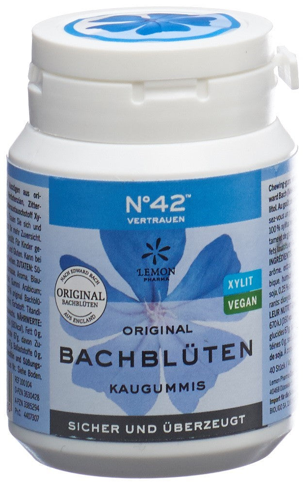 LEMON PHARMA Dr Bach Kaugummi Selbstvertra