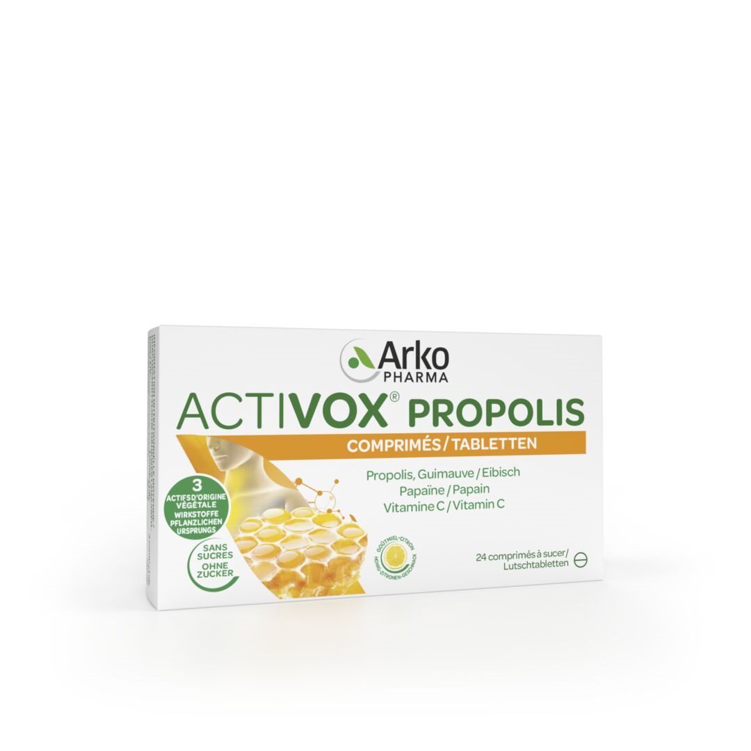 ACTIVOX Propolis Honig-Zitronen Lutschtabl