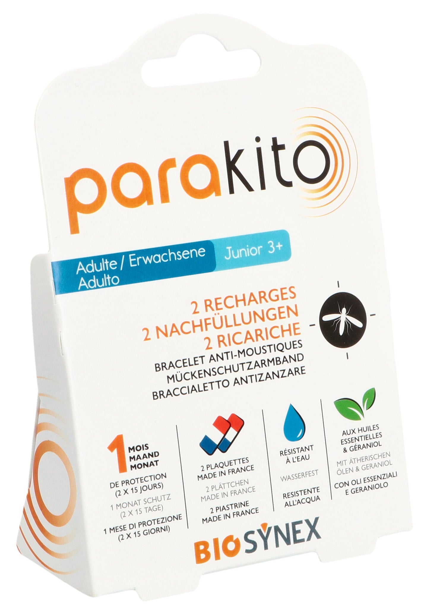 PARAKITO Nachfüllungen Pack 2 Plättchen