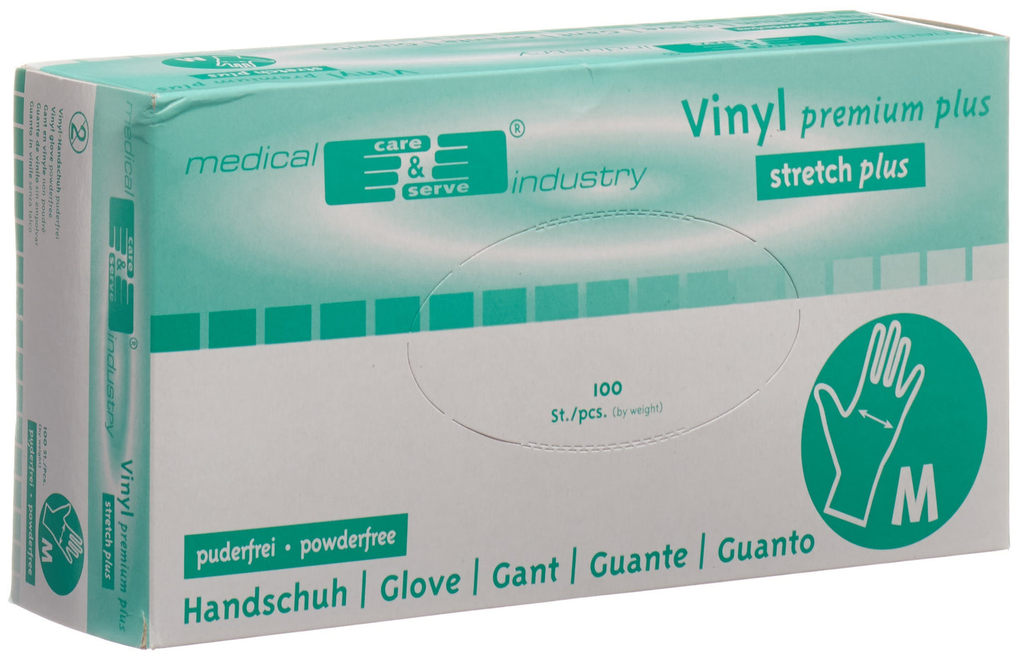 GRIBI Unters Handsch Vinyl M puderfr unst