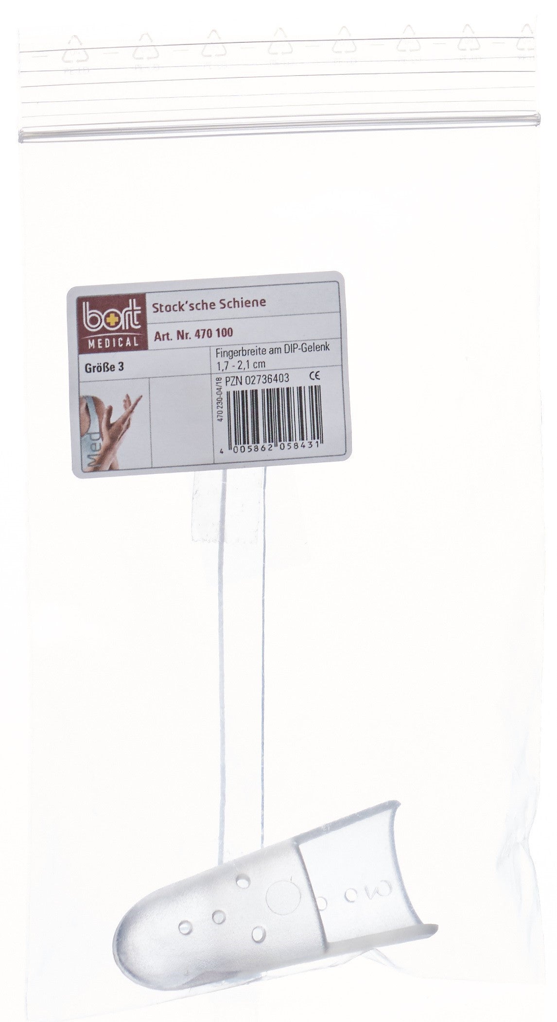 BORT Stack'sche Schiene Gr3 transparent