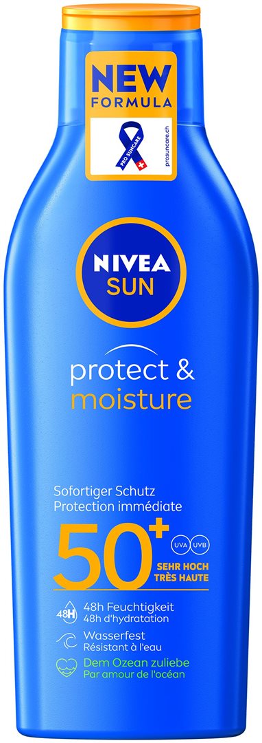 NIVEA Sun Protect&Moist Sonnenmilch LSF50+