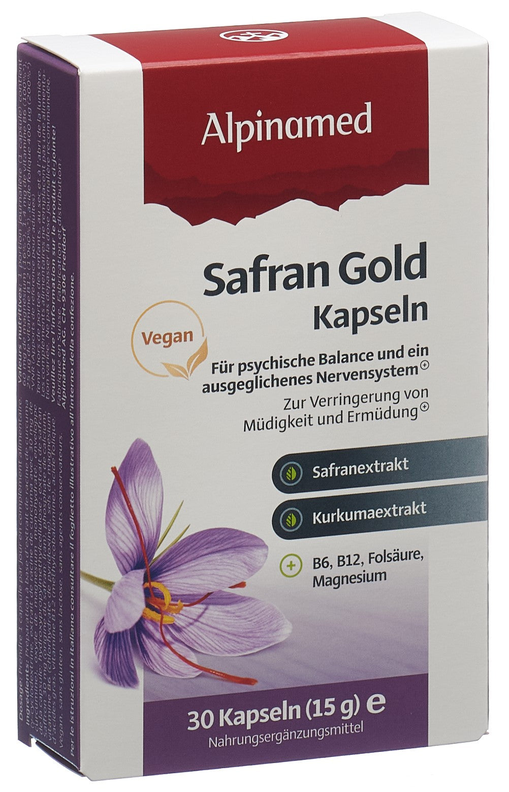 ALPINAMED Safran Gold Kaps