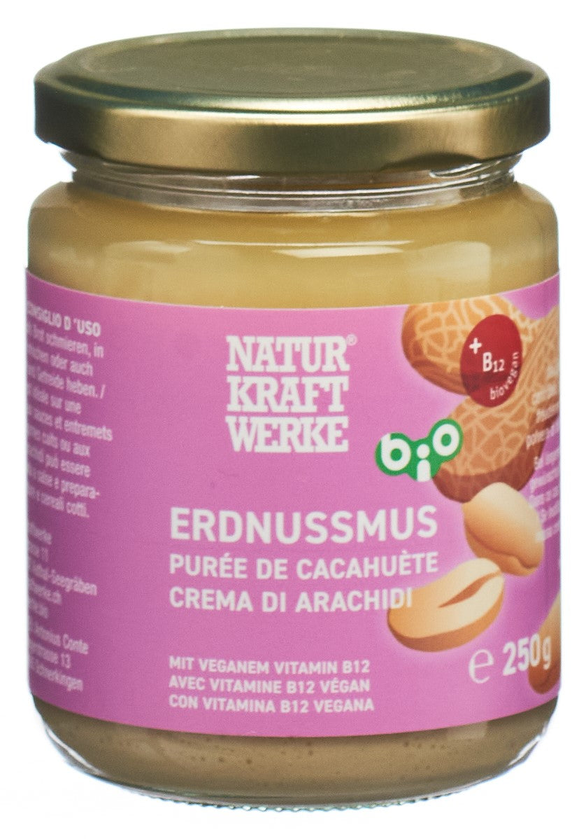 NATURKRAFTWERKE Erdnussmus B12 Deme Bio/kbA