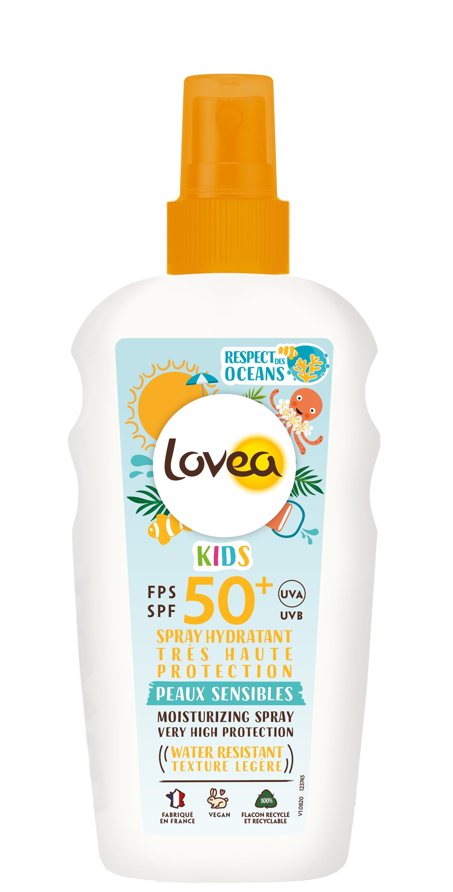 LOVEA Feuchtigkeitsspray SPF50+ Kinder