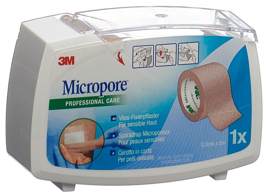 3M MICROPORE VLIES m Disp 25mmx5m hf