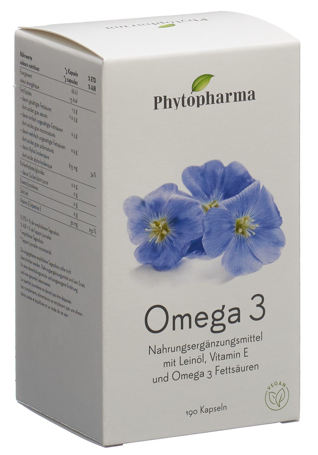 PHYTOPHARMA Omega 3 Kaps