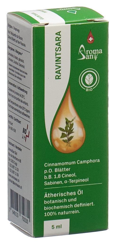 AROMASAN Ravintsara Äth/Öl in Schachtel Bio