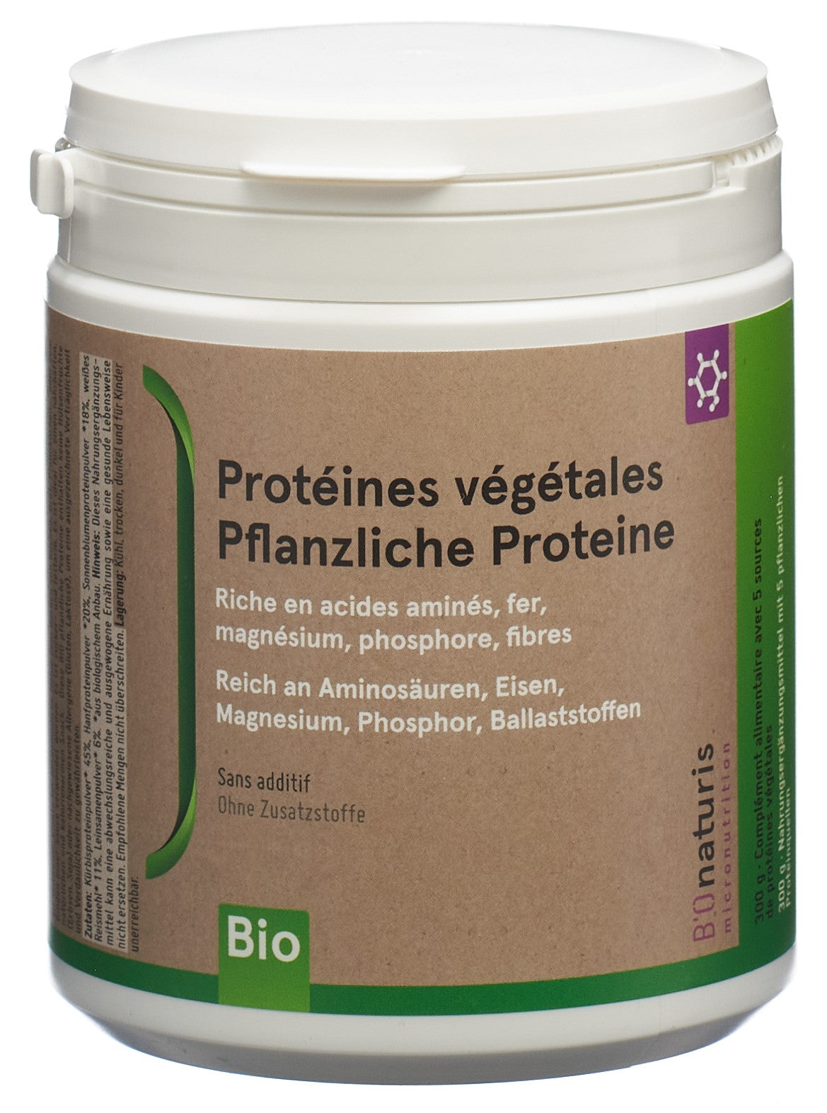 BIONATURIS Pflanzliche Proteine Plv