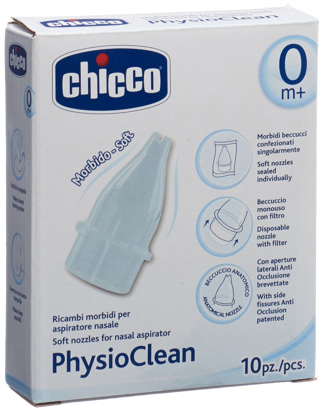 CHICCO Physioclean Ersatztei Nasenschleimentfe 0m+