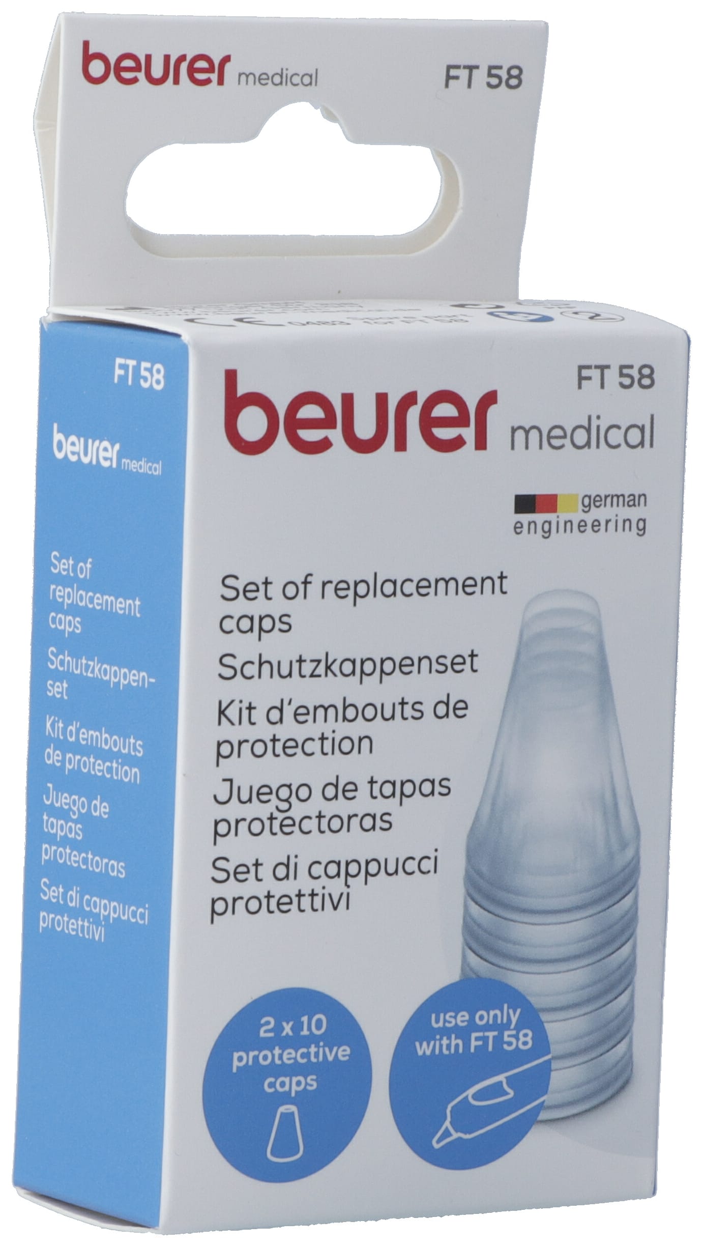 BEURER Schutzkappenset zu FT 58