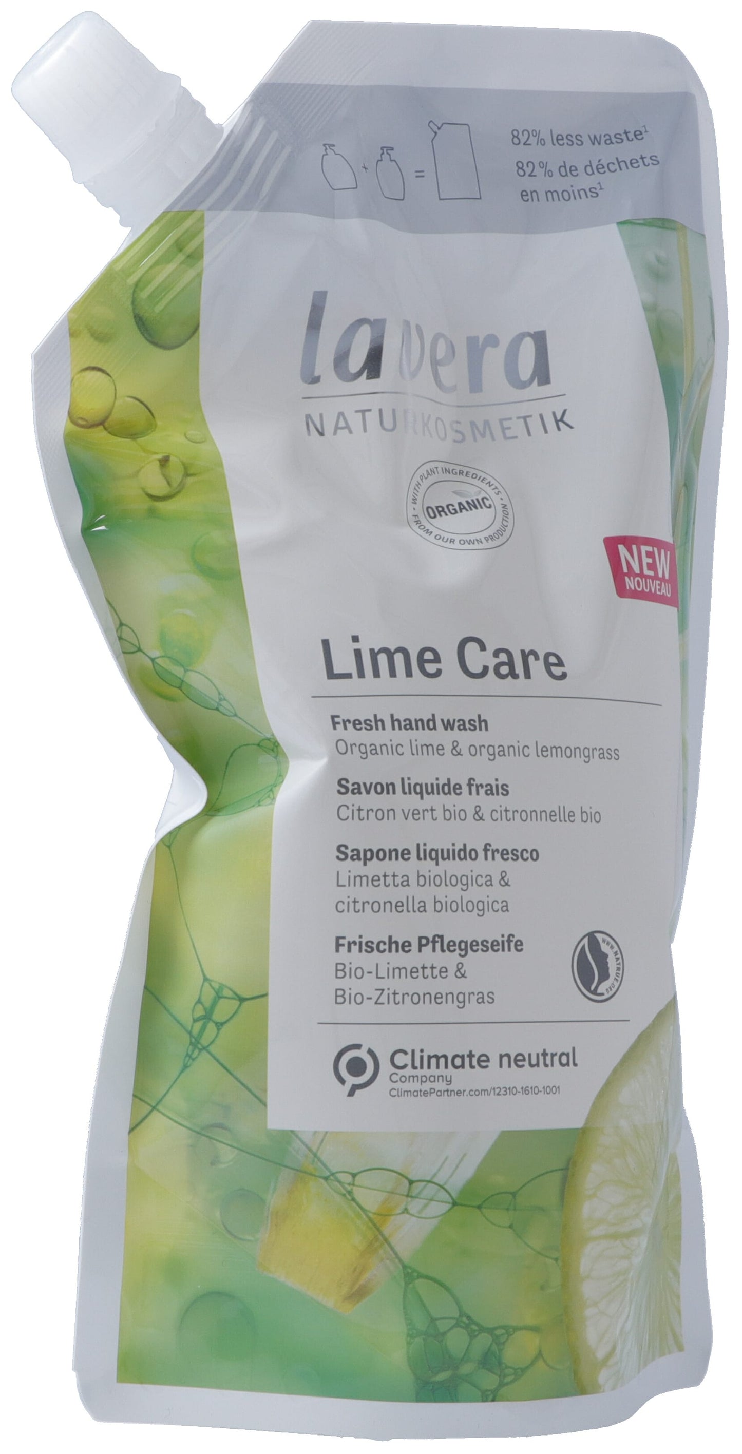 LAVERA Pflegeseife Lime Care Nachfüllbtl