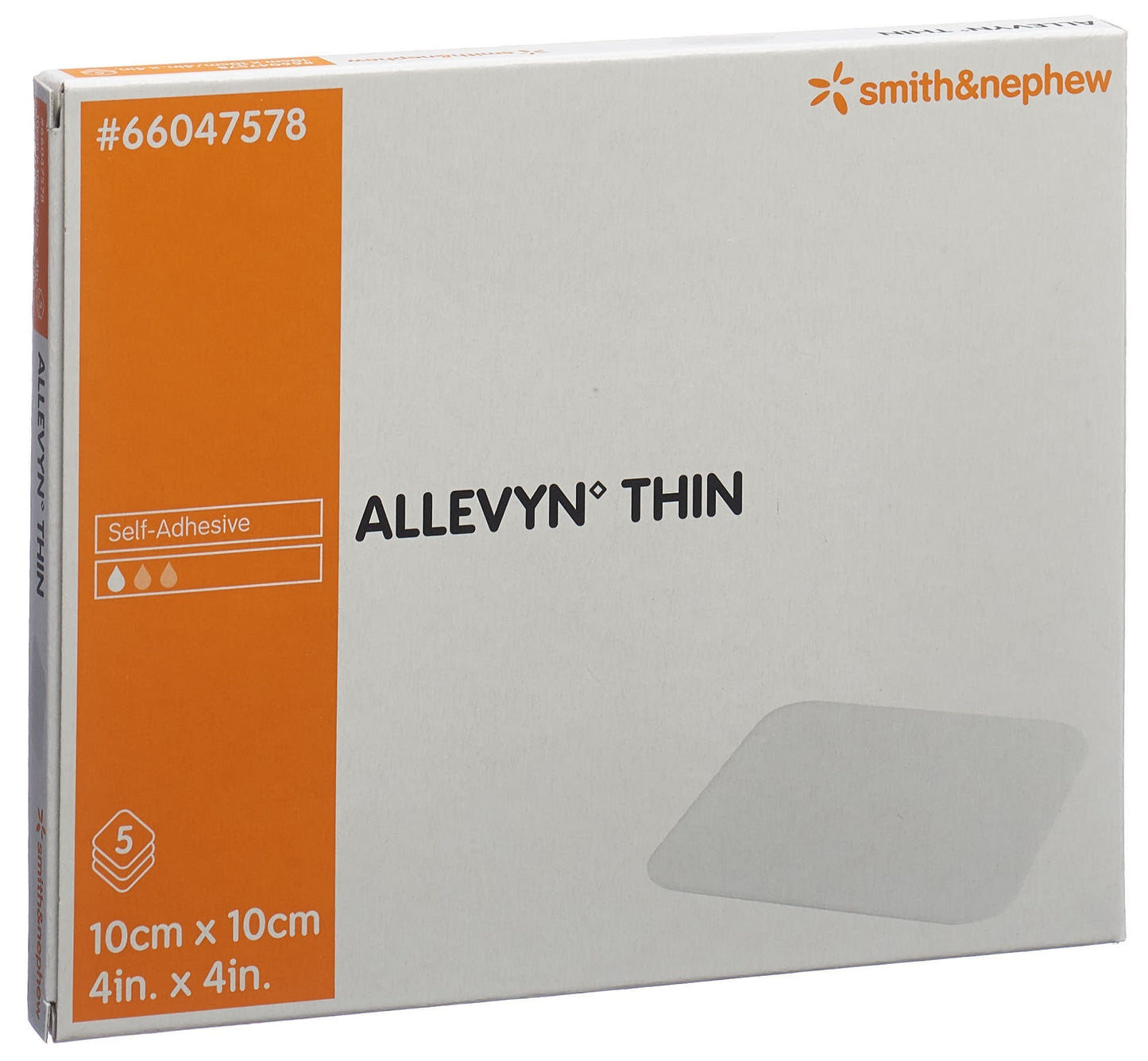 ALLEVYN THIN Wundverband 10x10cm