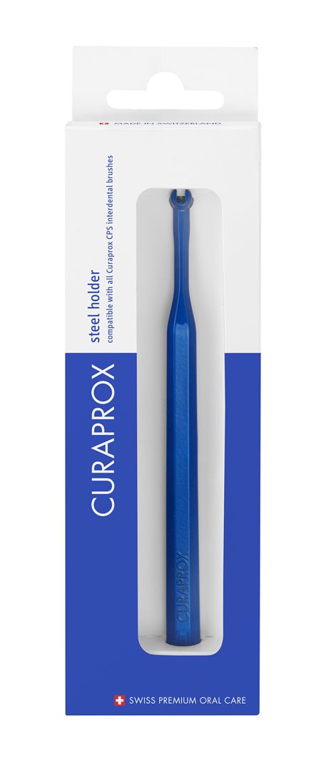 CURAPROX UHS 475 Stahl Halter blau