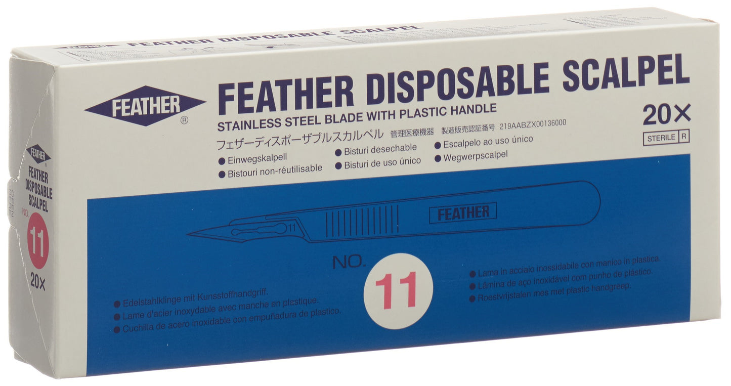 FEATHER Skalpell 1x Nr 11