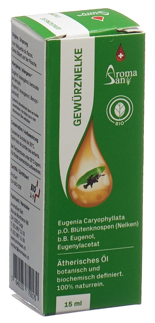 AROMASAN Gewürznelke Äth/Öl in Schachtel Bio