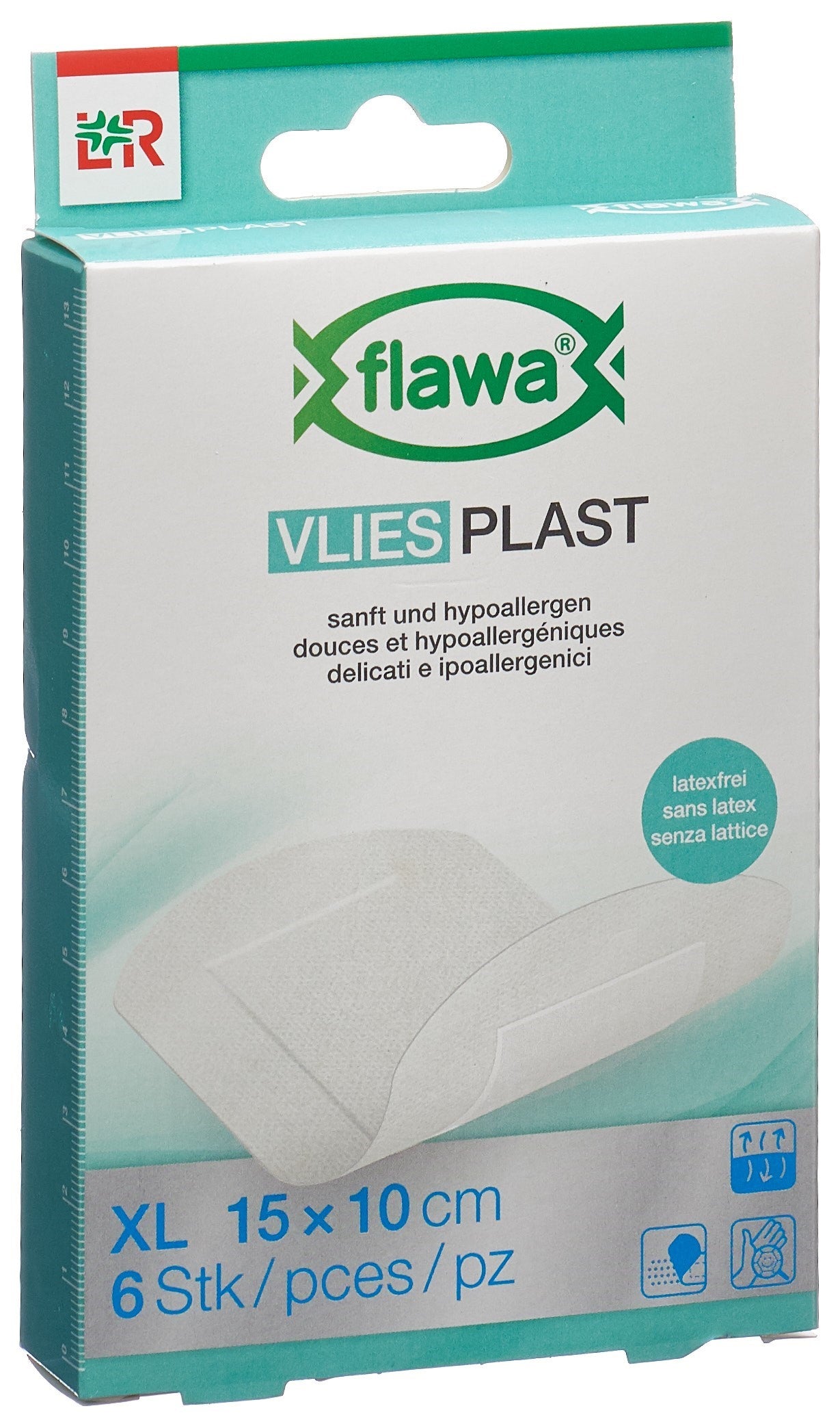FLAWA Vlies Plast Pflasterstrips 10x15cm