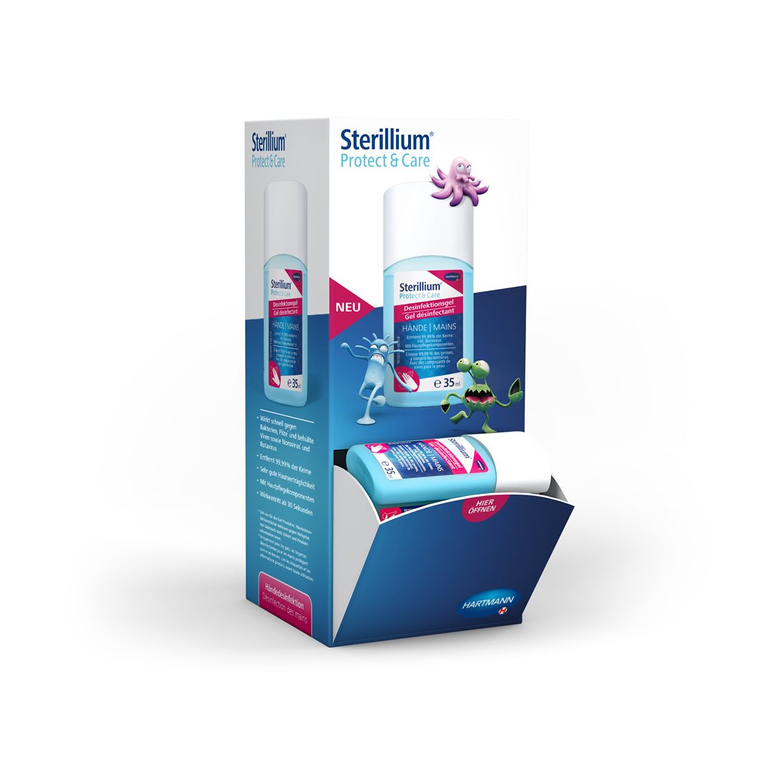 STERILLIUM Protect&Care Display 30Stk