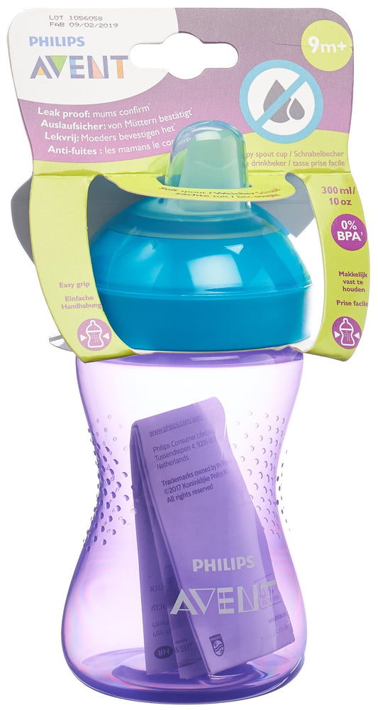PHILIPS AVENT Schnabelbecher weich lila/türkis