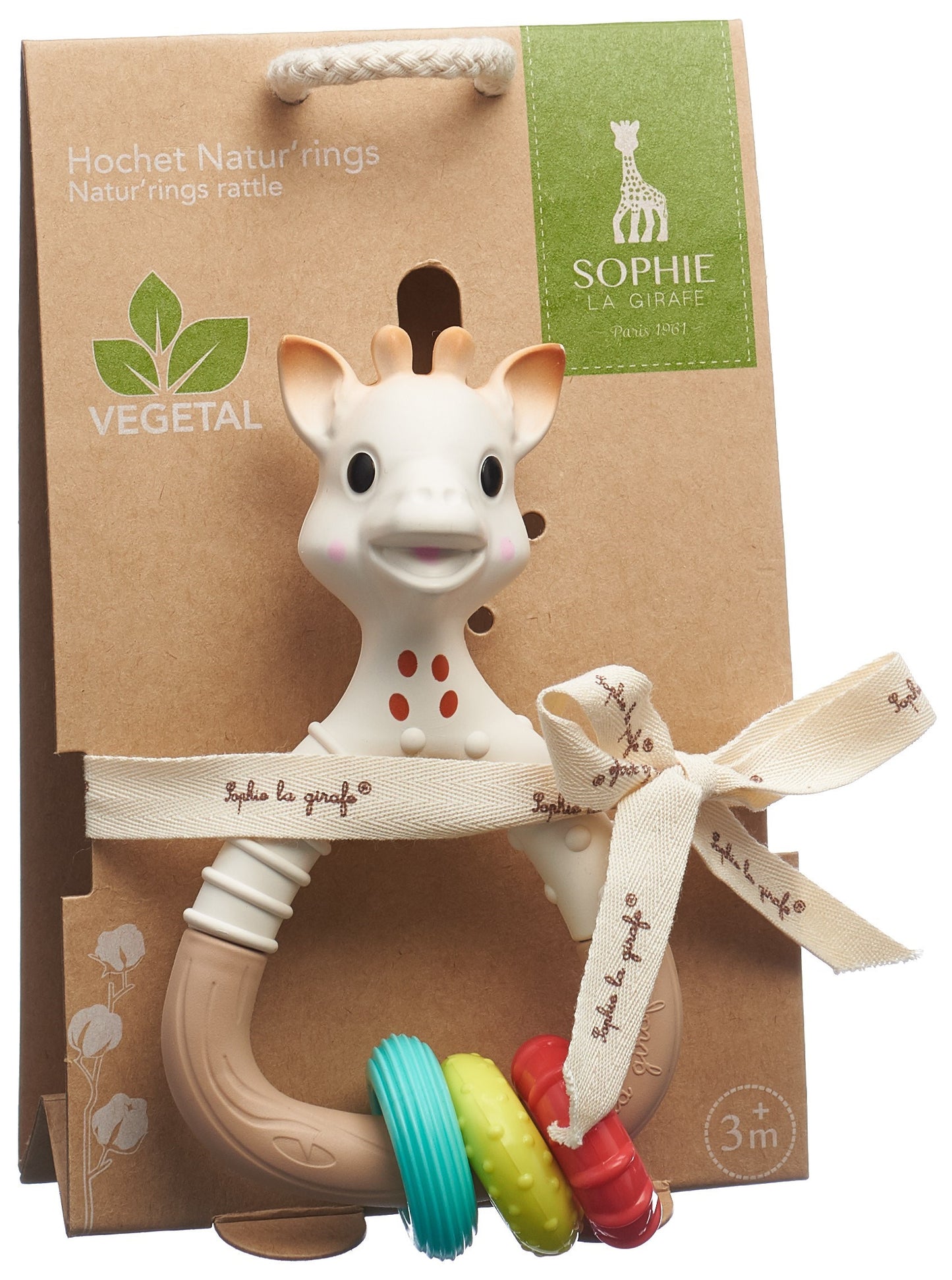 SOPHIE LA GIRAFE Rassel Natur'rings