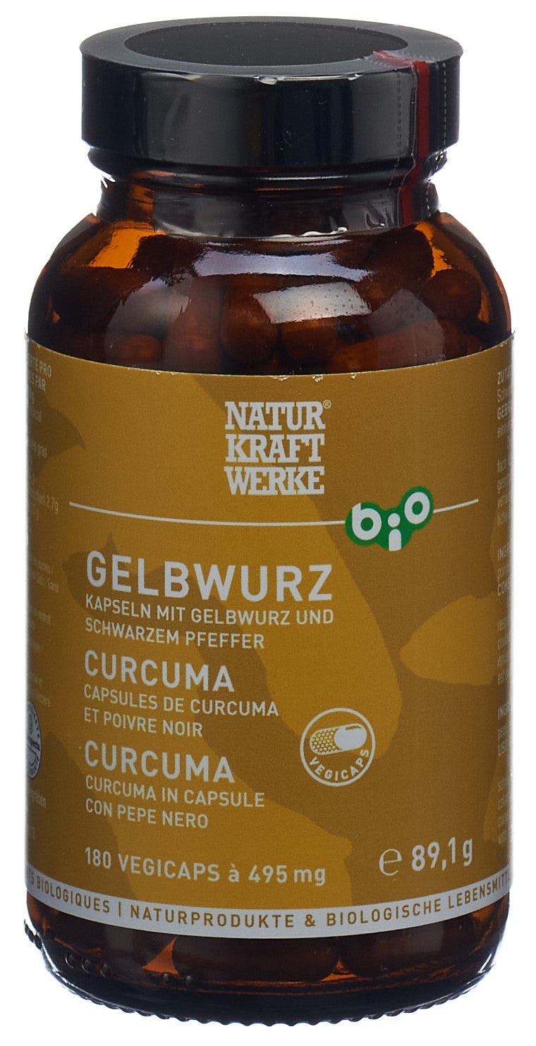 NATURKRAFTWERKE Gelbwurz Vegicaps Bio