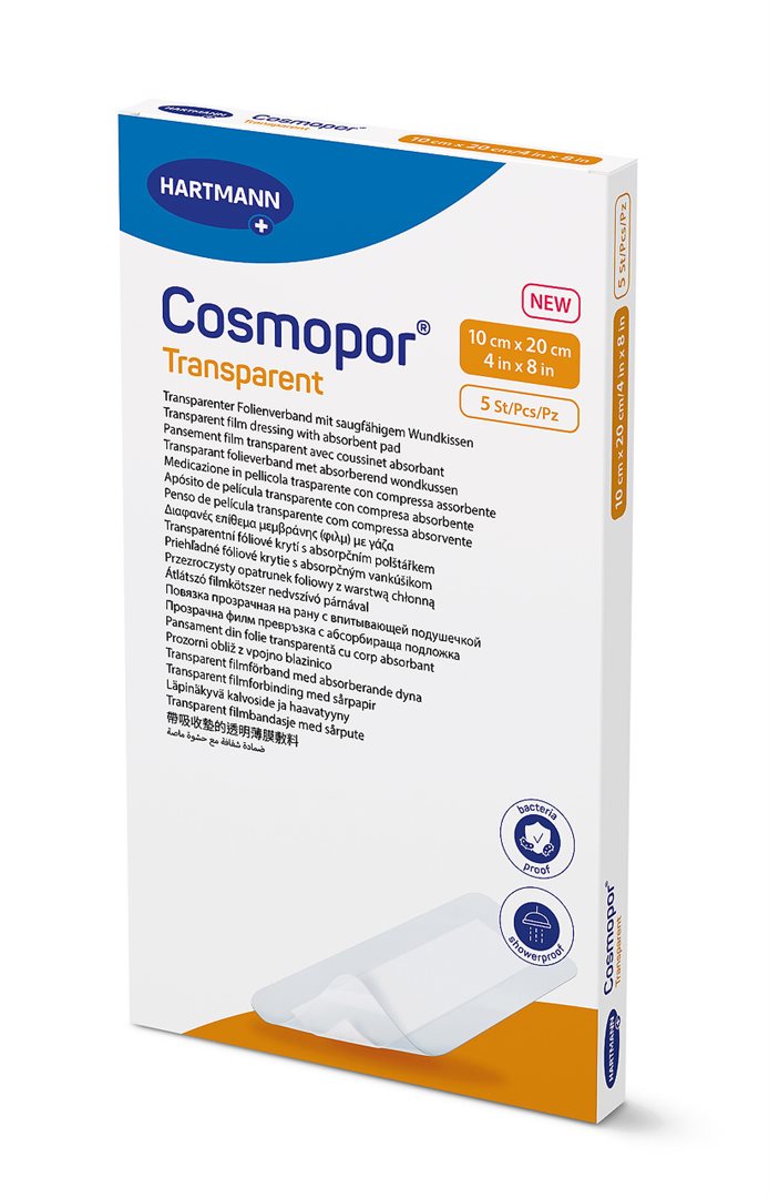 COSMOPOR transparent 10x20cm steril