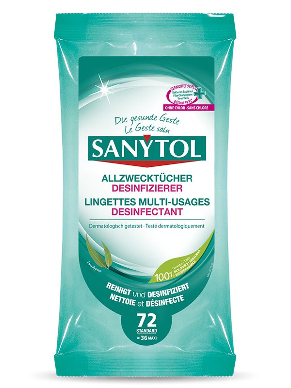 SANYTOL Allzwecktücher Desinfizierer
